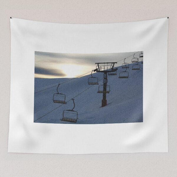 Item preview, Evening snowfall on the mountainside designed and sold by jwwallace.