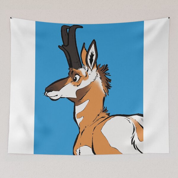 Item preview, Pronghorn print #1 designed and sold by HenriekeG.