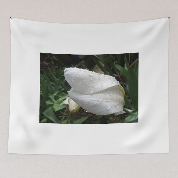 Item preview, Raindrops on White Tulip designed and sold by BlueMoonRose.