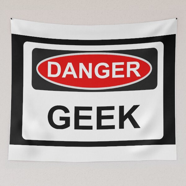 Item preview, Danger Geek - Warning Sign designed and sold by Graphix.