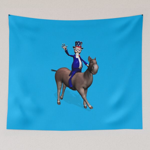 Item preview, Uncle Sam Riding On Donkey designed and sold by Mythos57.