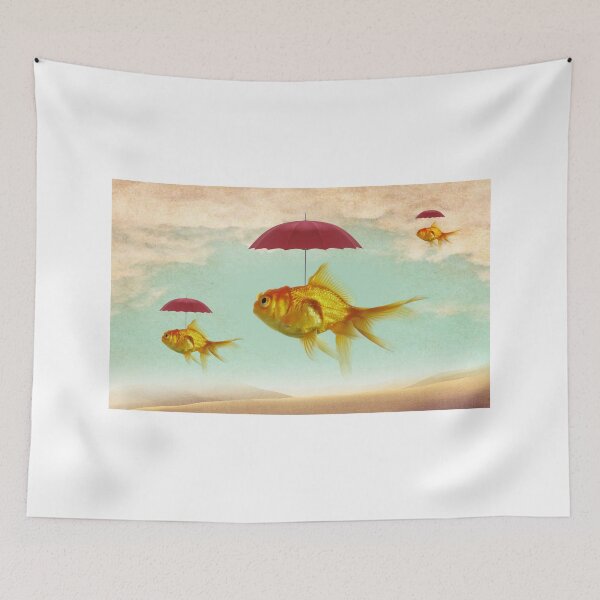 Item preview, fish umbrellas designed and sold by Vin  Zzep.