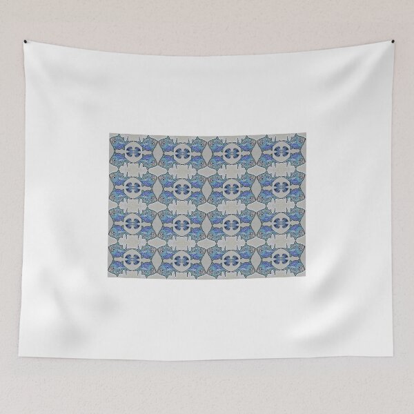 Item preview, Fish and man o' war motif designed and sold by BiodiversityRocks.