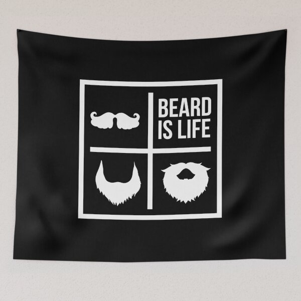 Item preview, Beard is life Mustache designed and sold by Nessshirts.