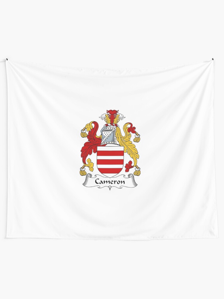 "Cameron Coat of Arms / Cameron Family Crest" Tapestry for Sale by ...