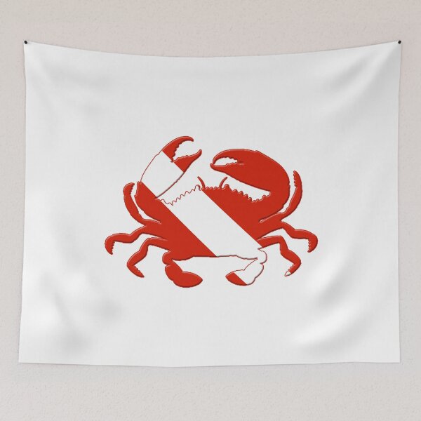 Item preview, Crab Scuba Diver Silhouette designed and sold by surgedesigns.