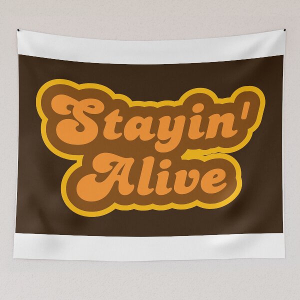 Item preview, Stayin' Alive - Retro 70s - Logo designed and sold by Graphix.