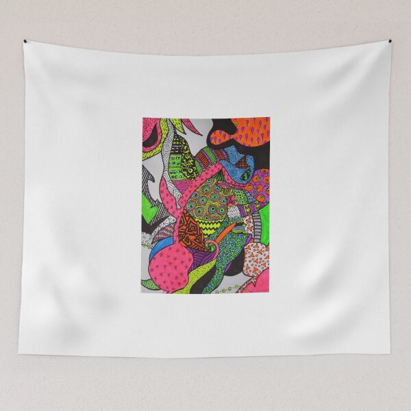 Item preview, Abstract Fluoro 1 Entire Work designed and sold by Heatherian.
