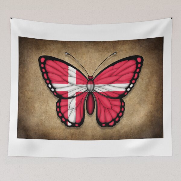 Item preview, Danish Flag Butterfly designed and sold by JeffBartels.