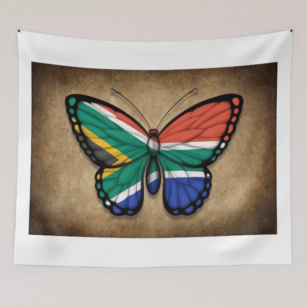 Artikelvorschau, Südafrikanische Flagge Schmetterling entworfen und verkauft von JeffBartels.
