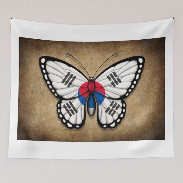 Item preview, South Korean Flag Butterfly designed and sold by JeffBartels.
