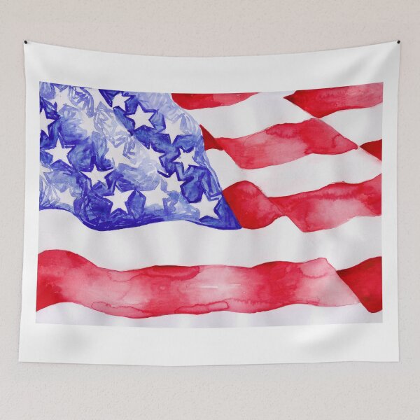 Item preview, American flag designed and sold by Bridget Davidson.