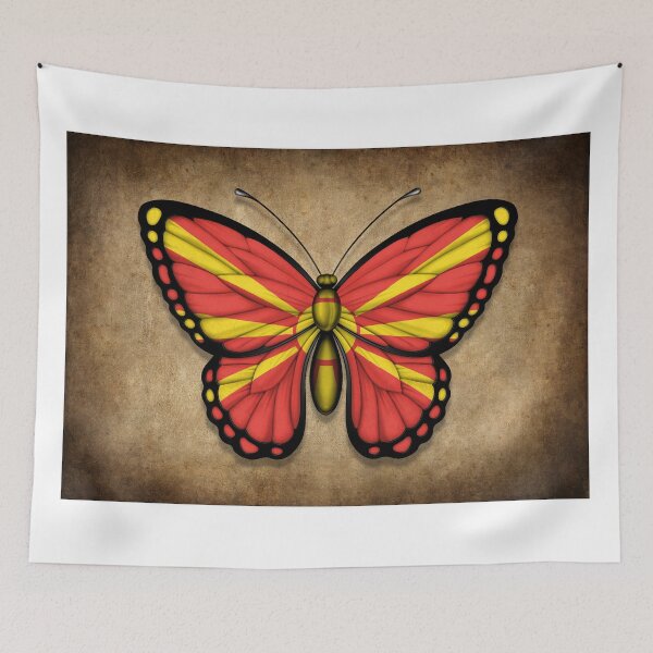 Item preview, Macedonian Flag Butterfly designed and sold by JeffBartels.
