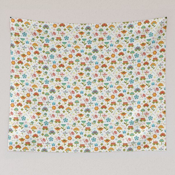Item preview, Floral Pattern on White designed and sold by pjwuebker.