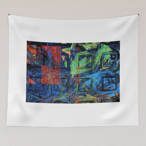 Item preview, Colorful Psychedelic Abstract Fractal Art designed and sold by KWJphotoart.