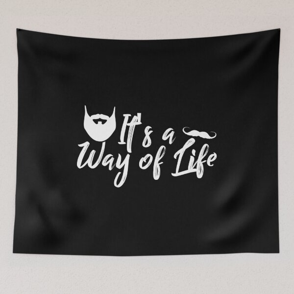 Item preview, way of life beard designed and sold by Nessshirts.