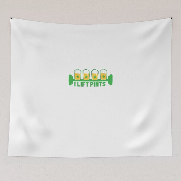 Item preview, I LIFT Pints St Patricks day fitness design designed and sold by jazzydevil.