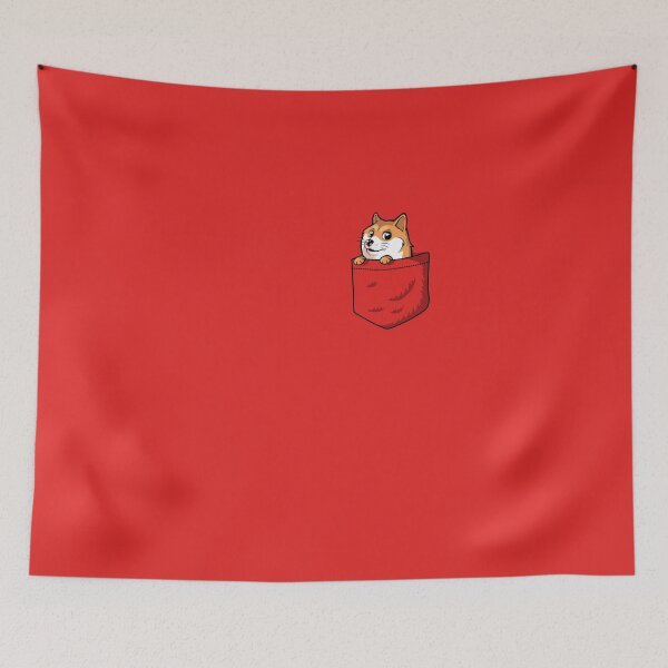 Item preview, Doge Pocket (Pocket Doge T-Shirt) designed and sold by Michael Brian.