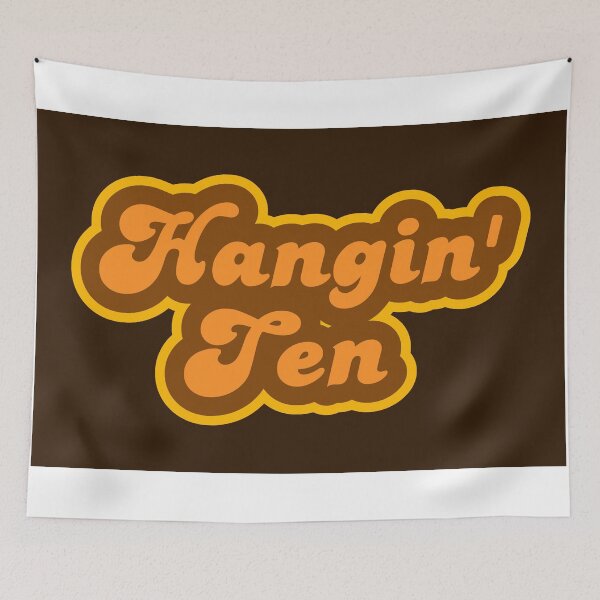 Item preview, Hangin' Ten - Retro 70s - Logo designed and sold by Graphix.