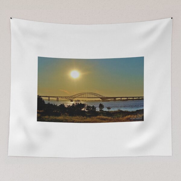 Item preview, Summer Sunset Over Robert Moses Beach Bridge designed and sold by Gilda Axelrod.