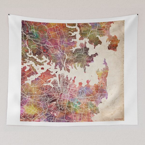 Item preview, Sydney map designed and sold by MapMapMaps.