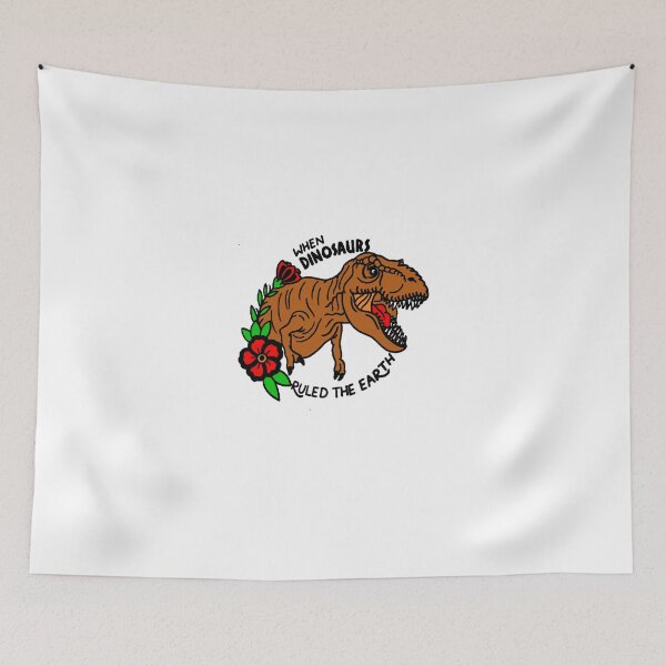 Item preview, Jurassic Park T-Rex Tattoo Flash designed and sold by stiffwagonLTD.