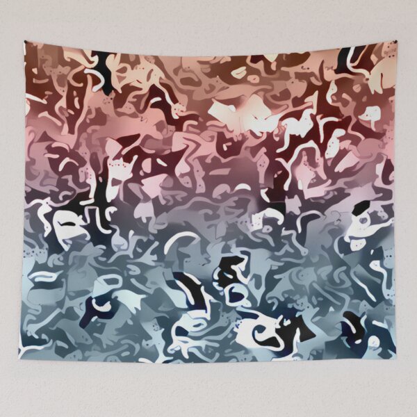 Item preview, Cat Soup Pattern design designed and sold by Kiljak.