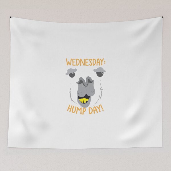 Item preview, WEDNESDAY: hump day! with camel face designed and sold by jazzydevil.