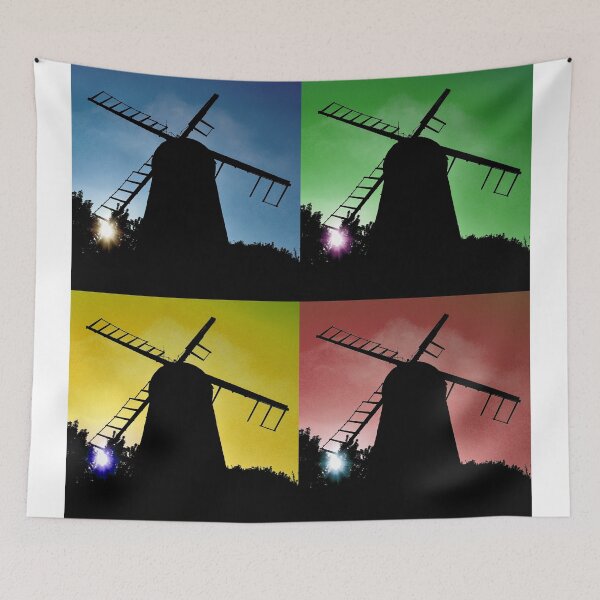 Aperçu de l'œuvre Windmill Silhouettes créée et vendue par axp7884.