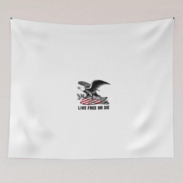 Item preview, New Hampshire Live Free or Die Eagle & Shield designed and sold by 8675309.