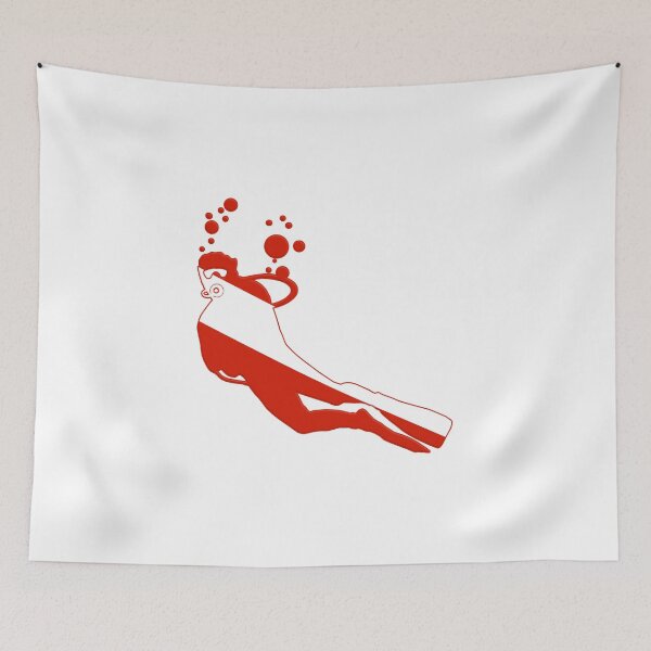 Item preview, Scuba Diver Silhouette designed and sold by surgedesigns.