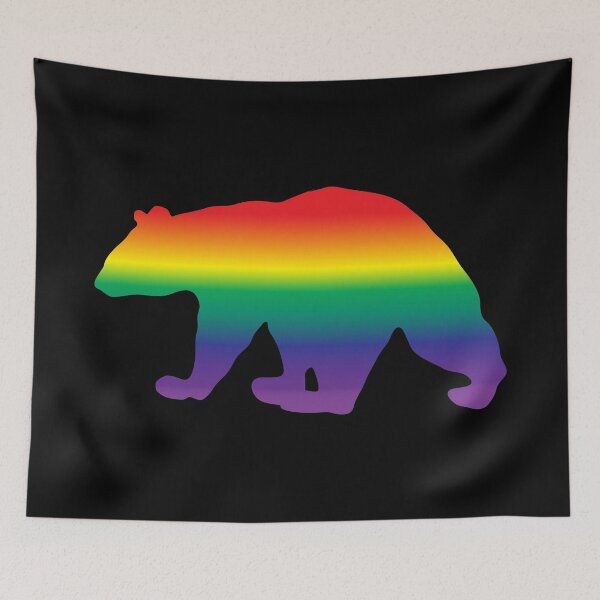 Item preview, Rainbow Pride Bear designed and sold by Kipper Doodles.