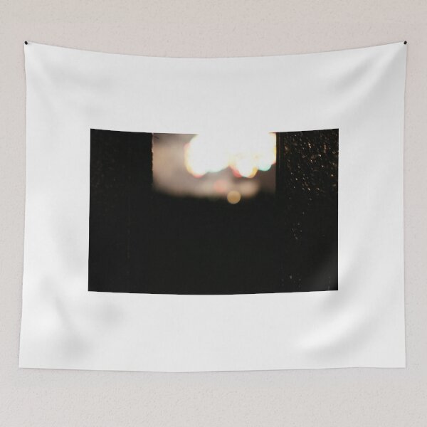 Item preview, Bokeh Fireworks Through Metal Railing designed and sold by LozMac.