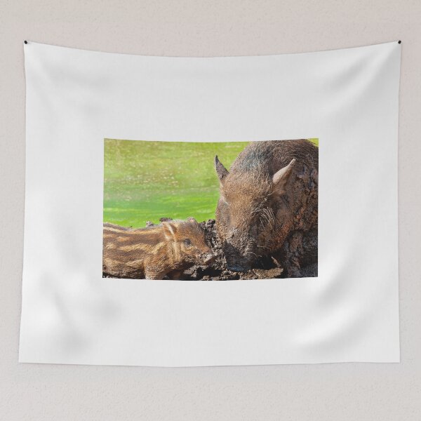 Item preview, Wild boar with cub designed and sold by Stanciuc.