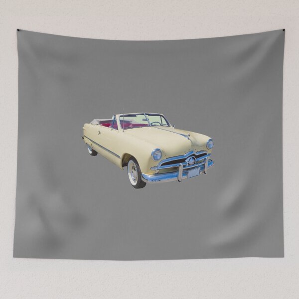 Item preview, 1949 Ford Custom Deluxe Convertible Antique Car designed and sold by KWJphotoart.