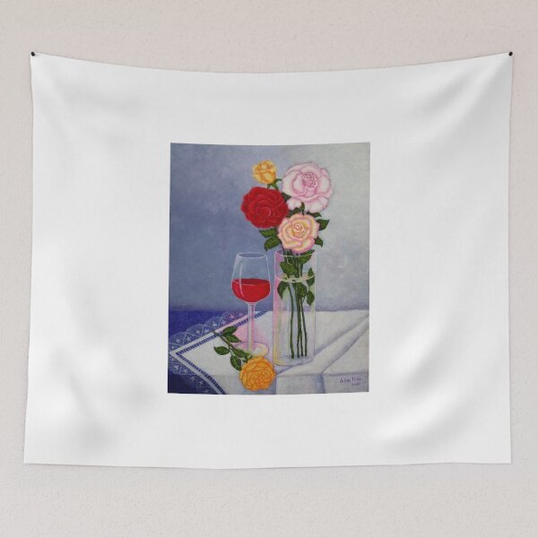 Item preview, Still life with roses designed and sold by Madalena Lobao-Tello.