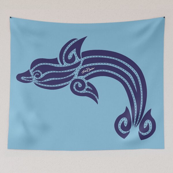 Item preview, Dolphin (Blue) designed and sold by Ian2Danim.