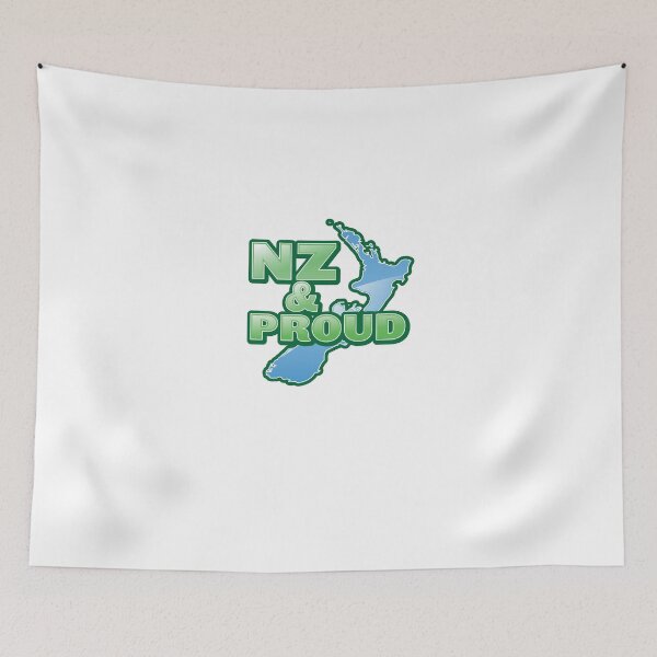 Item preview, NZ and PROUD New Zealand map kiwi funny designed and sold by jazzydevil.