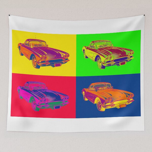 Item preview, 1962 Chevrolet Corvette Pop Art designed and sold by KWJphotoart.