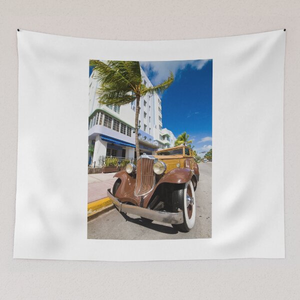 Item preview, Classic Car Miami Art Deco District designed and sold by MrBennettKent.