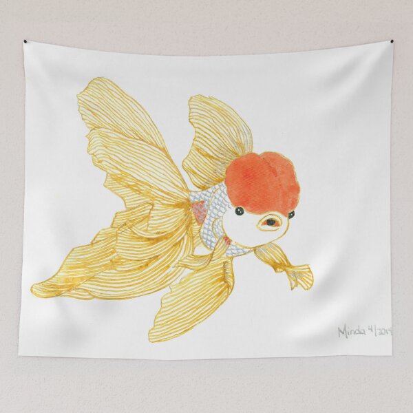 Item preview, Daily Doodle 15 - Goldfish Tail designed and sold by ArtbyMinda.