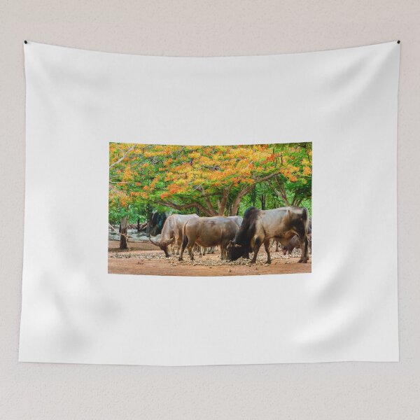 Item preview, Scenery with flame trees designed and sold by Stanciuc.