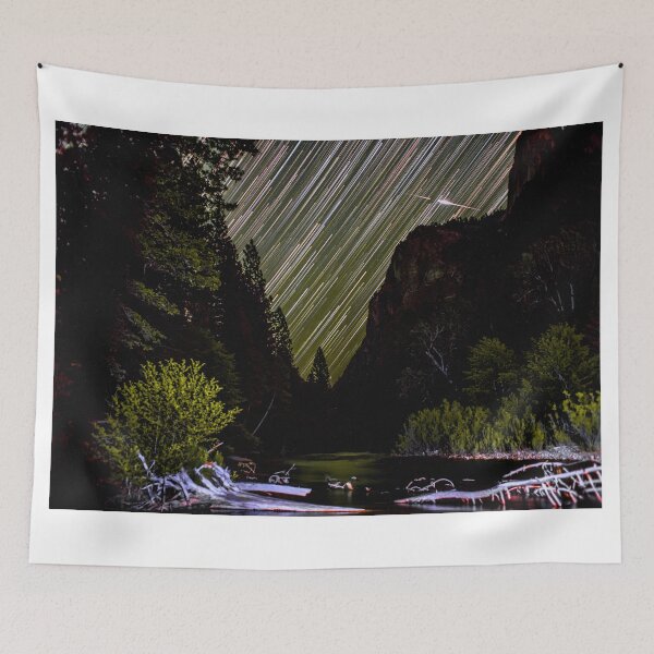 Item preview, Star Trails and Comet over King's Canyon Stream designed and sold by Gavin Heffernan.