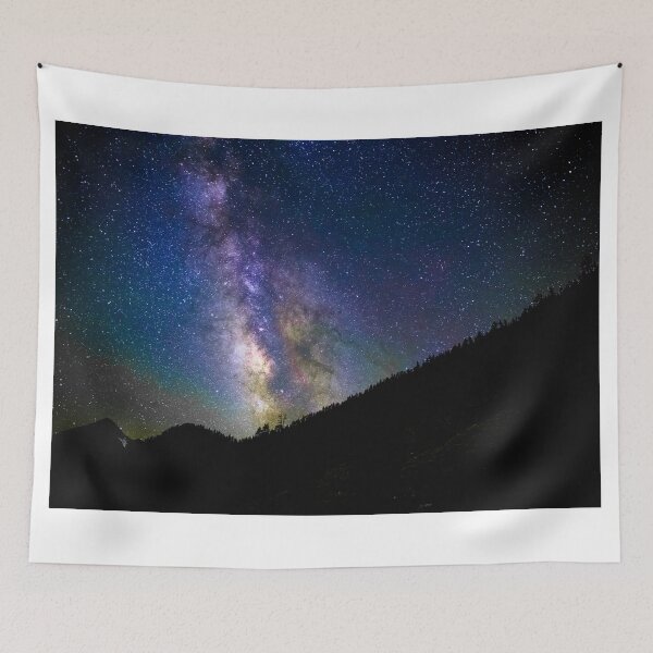 Item preview, Majestic Milky Way Over Mountains in King's Canyon  designed and sold by Gavin Heffernan.
