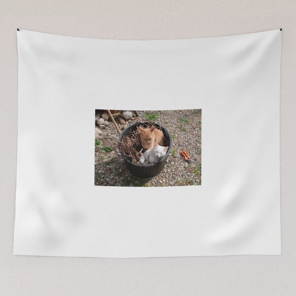 Item preview, Two Cats in Garden Tub designed and sold by jojobob.