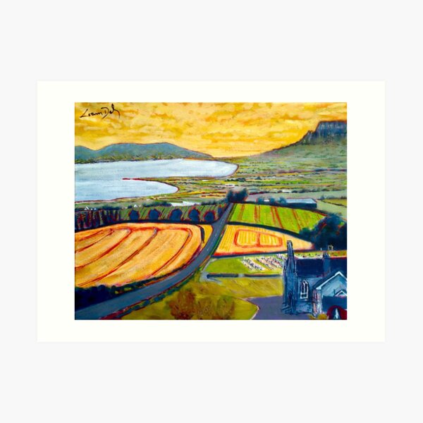 Benevenagh & Lough Foyle, Ireland Art Print