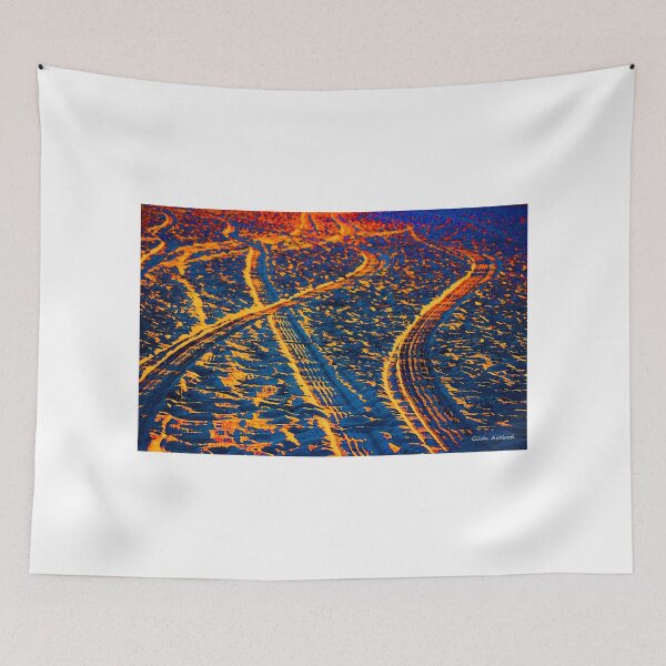 Item preview, Tire Tracks and Sunset at the Beach designed and sold by Gilda Axelrod.