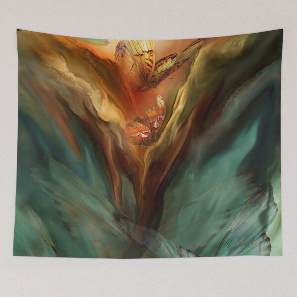 Item preview, Flight Of The Spirit Art Designer Duvet Cover designed and sold by Carol  Cavalaris.