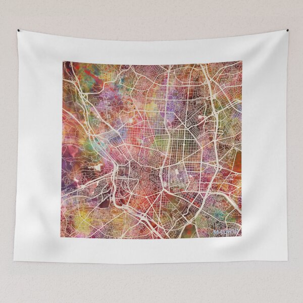 Item preview, Mapa de Madrid designed and sold by MapMapMaps.