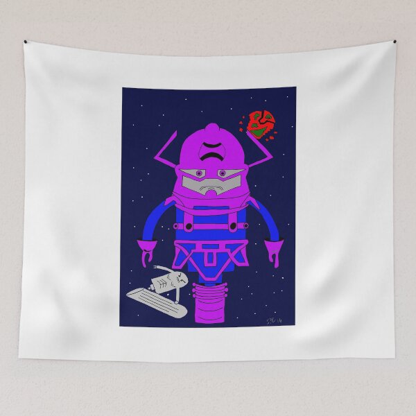 Item preview, Galactus Silver Surfer Pogo designed and sold by Pogoshots.